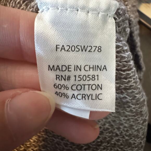 Flag & Anthem Men’s Brown Knit Hooded Sweater Pullover Medium NWT Casual Warm - Picture 8 of 10